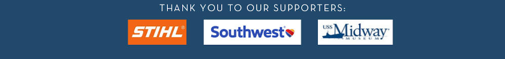 Supporters: STIHL, Southwest, USS Midway Museum